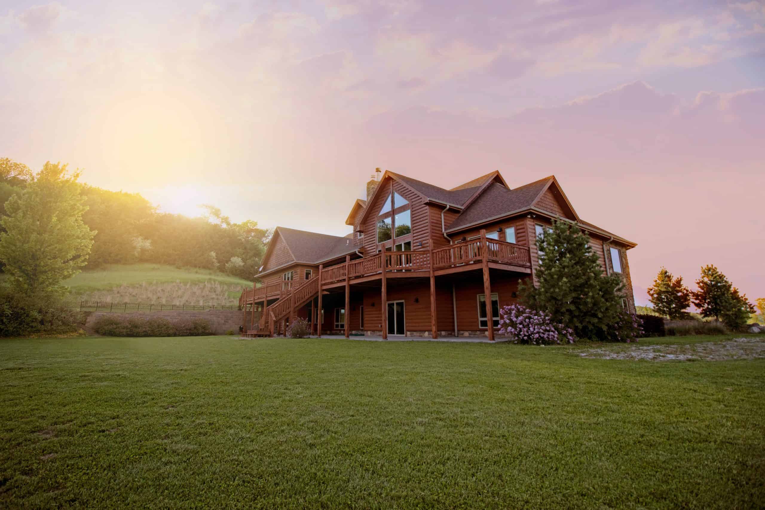 Large house on green hill in Southport, NC